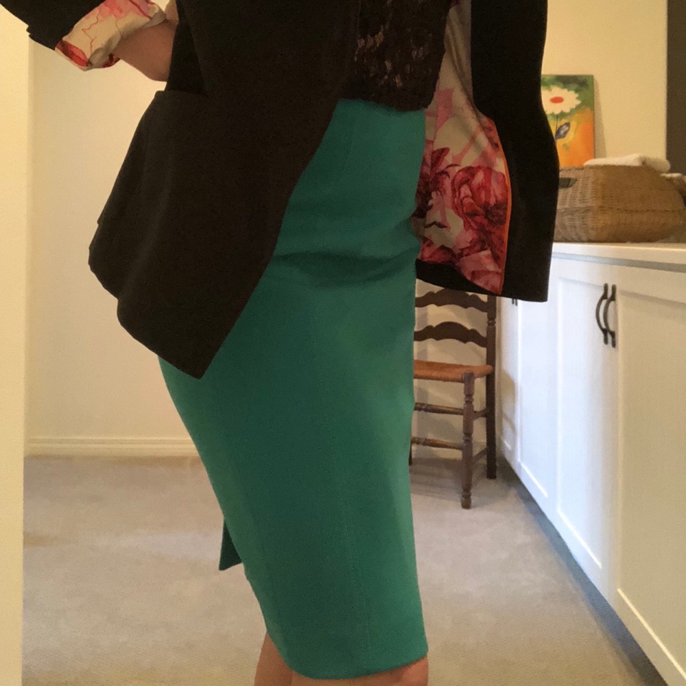 Halogen Teal Pencil Skirt